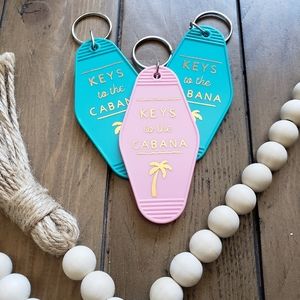 NEW Keys to the Cabana Motel Keychain